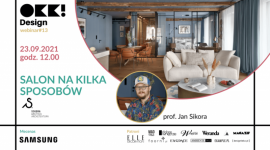Salon – jedno pomieszczenie, wiele funkcji. Bezpłatny webinar OKK! design